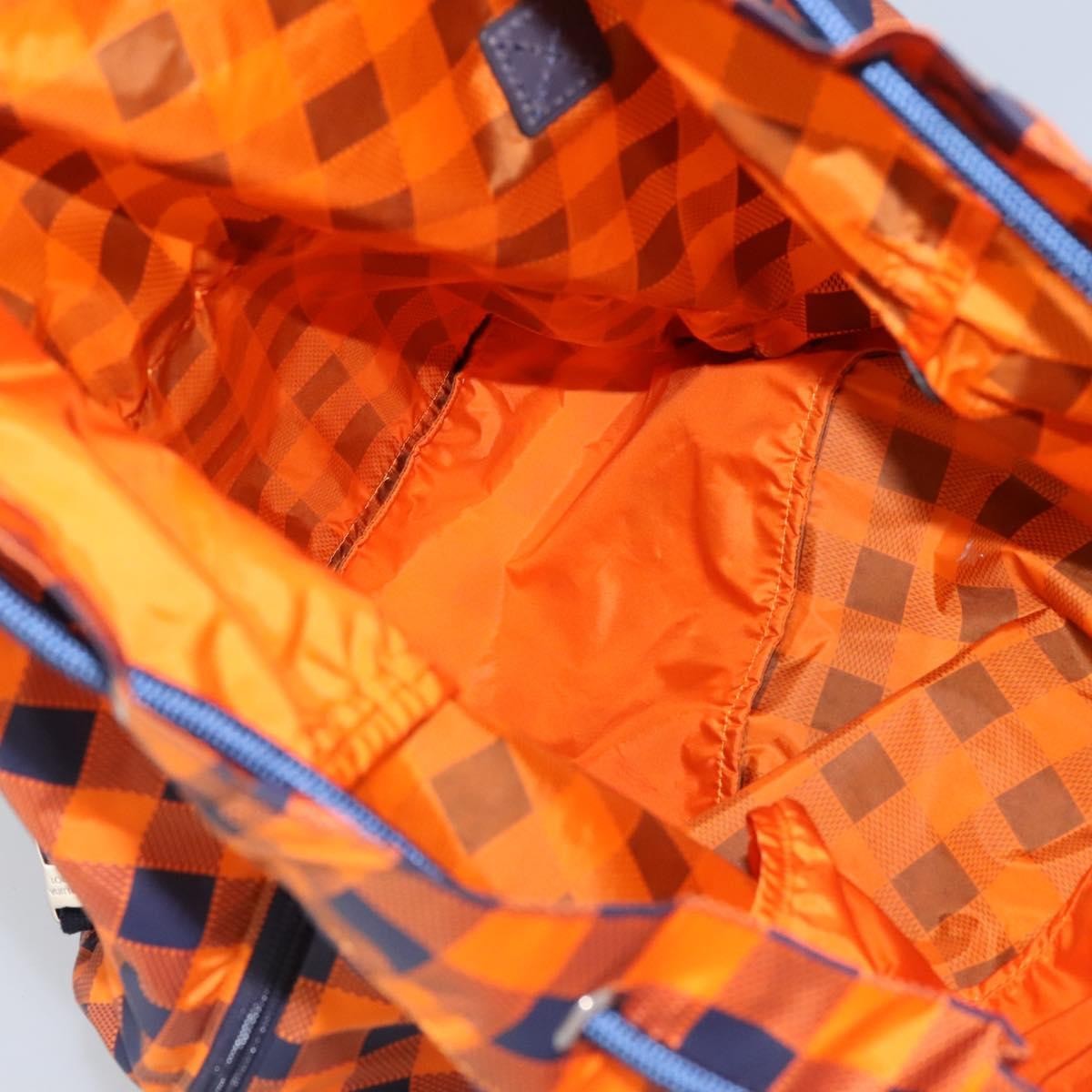 Louis Vuitton Aventure Backpack Damier Nylon Orange Nylon Backpack Bag (Authentic  )