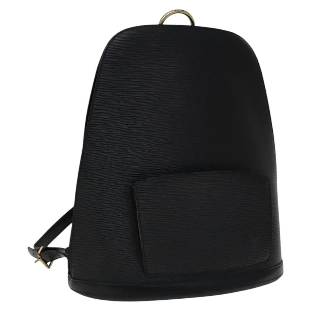 Louis Vuitton Gobelins Backpack Epi Leather Black Leather Backpack Bag (Authentic  )