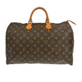 Louis Vuitton Speedy Handbag Monogram Canvas Brown Canvas Handbag ( )