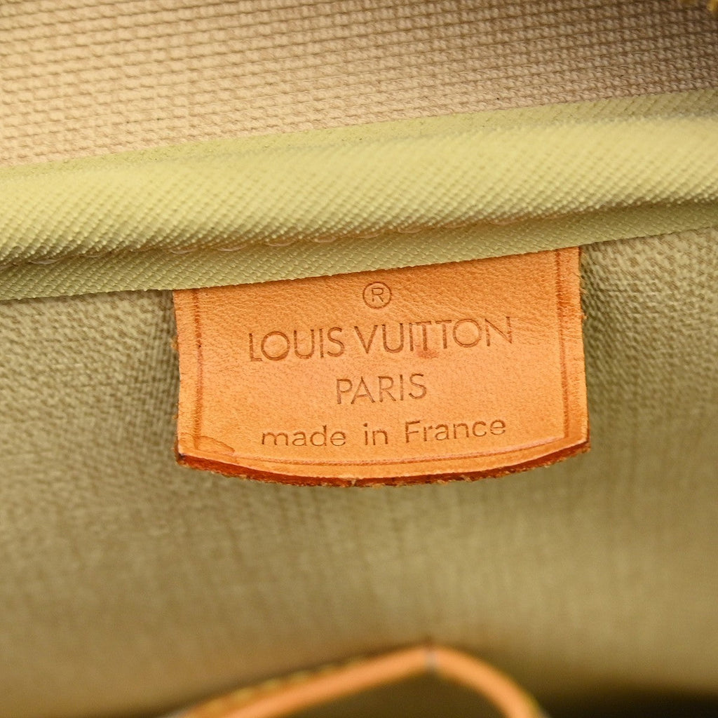 Louis Vuitton Deauville Handbag Monogram Canvas Brown Canvas Handbag ( )