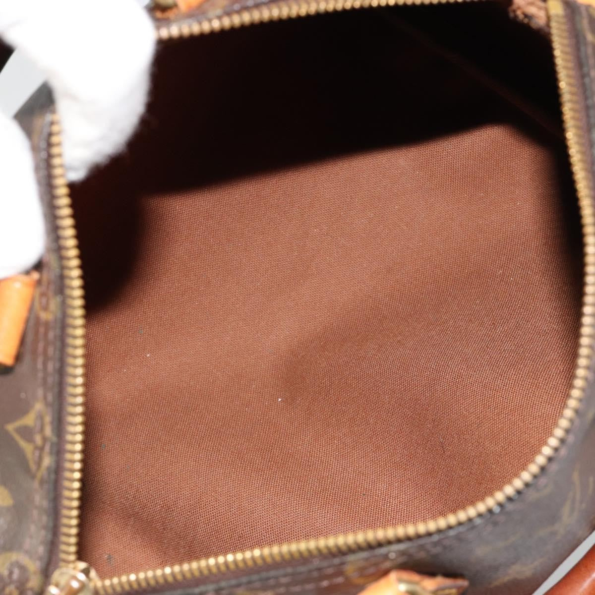 Louis Vuitton Speedy Handbag Monogram Canvas Brown Canvas Handbag ( )