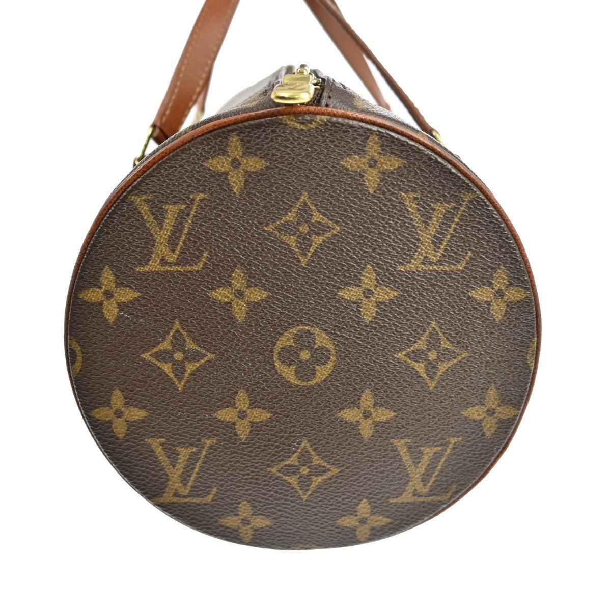 Louis Vuitton Papillon Handbag Monogram Canvas Brown Canvas Handbag ( )