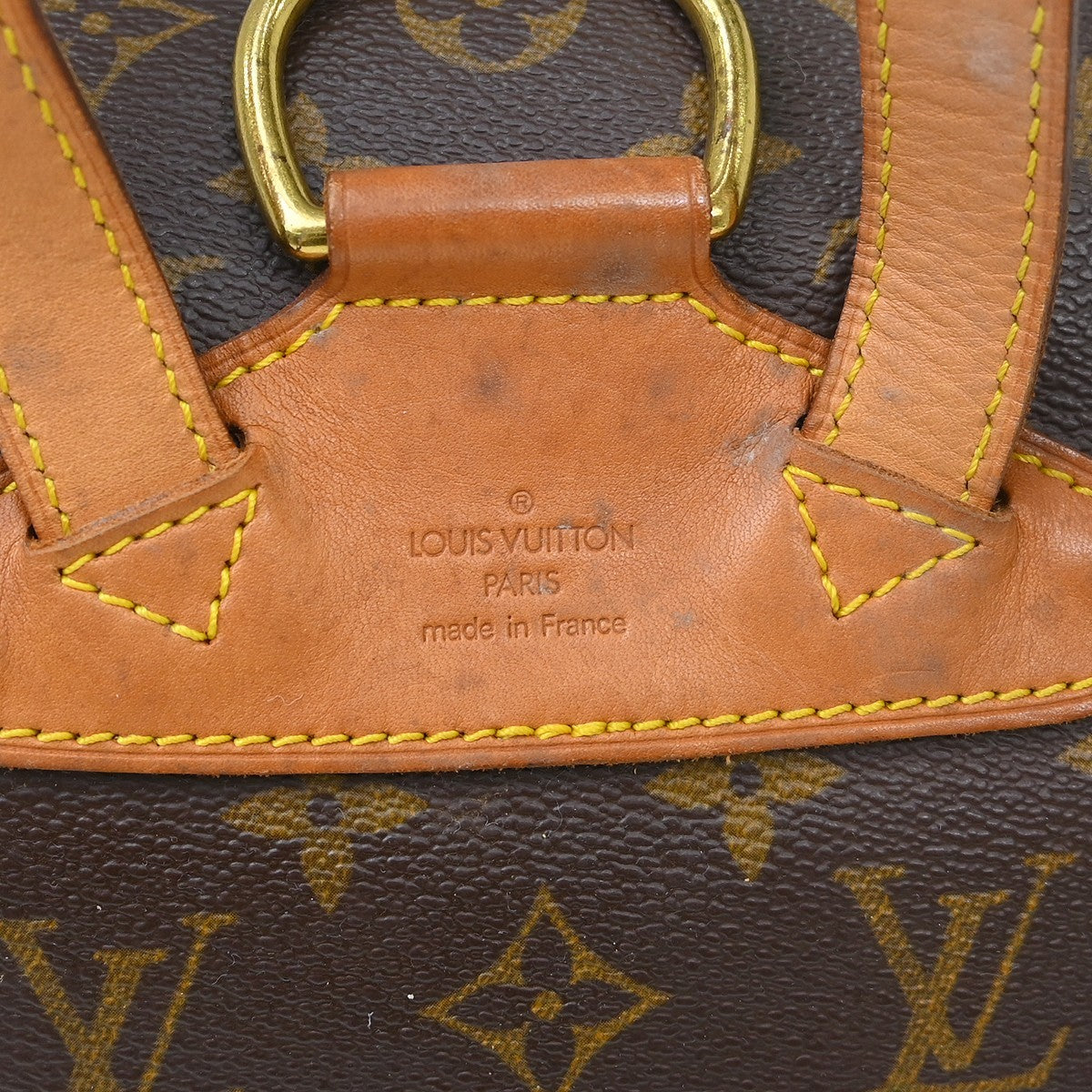 Louis Vuitton Vintage Montsouris Backpack Monogram Canvas Brown Canvas Backpack Bag ( )