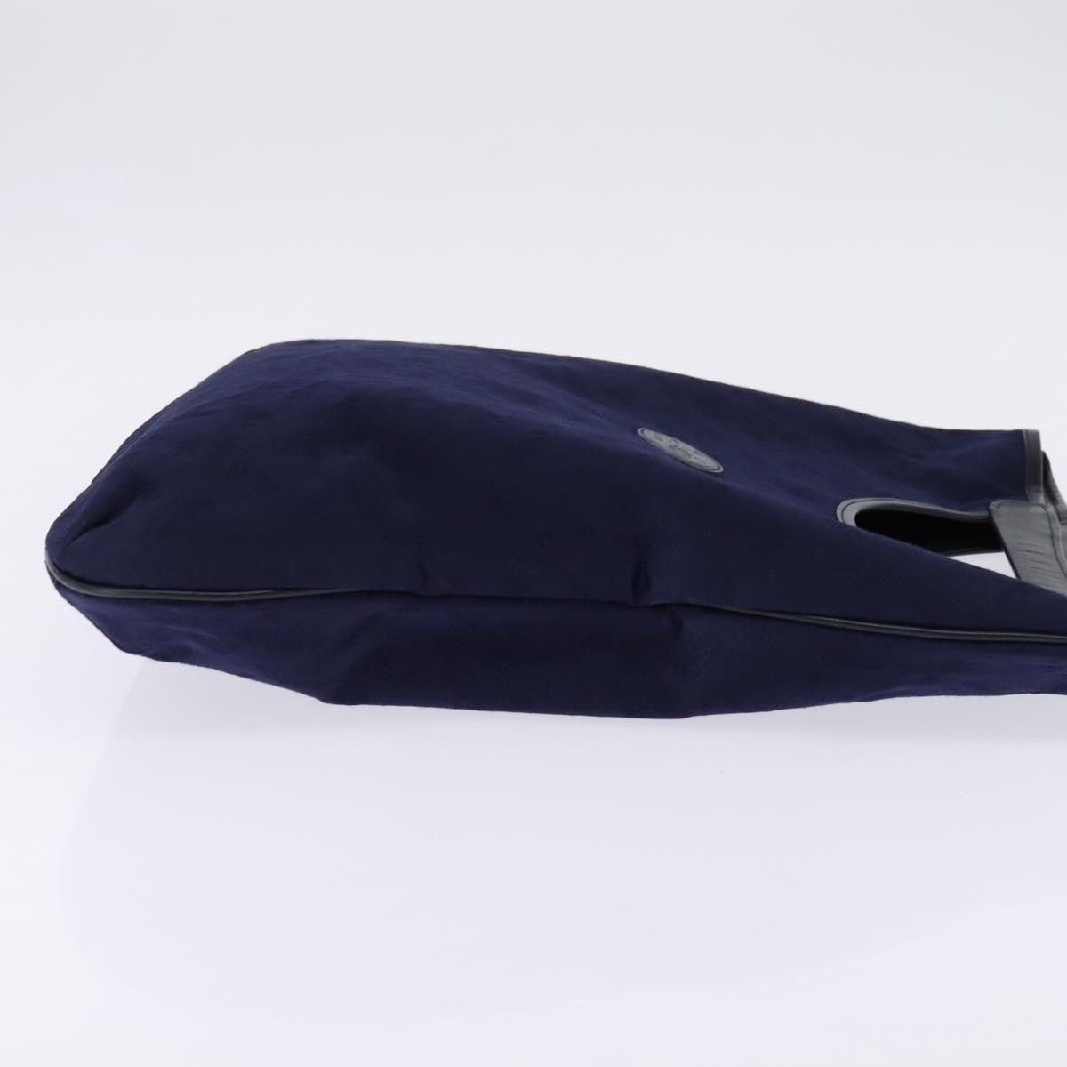 Celine C Sulky Handbag Canvas Navy Canvas Handbag (Authentic  )