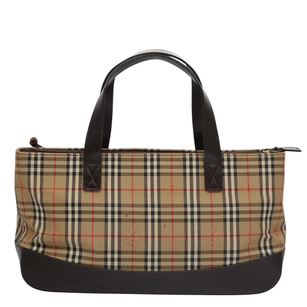 Burberry Nova Check Handbag Nova Check Canvas And Leather Beige Canvas Handbag (Authentic  )