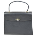Louis Vuitton Malesherbes Handbag Epi Leather Black Leather Handbag (Authentic  )