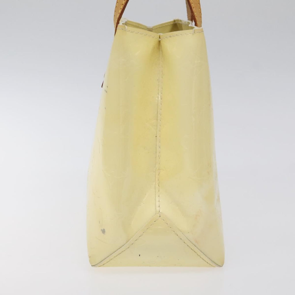 Louis Vuitton Reade Handbag Monogram Vernis Beige Patent_Leather Bag (Authentic  )