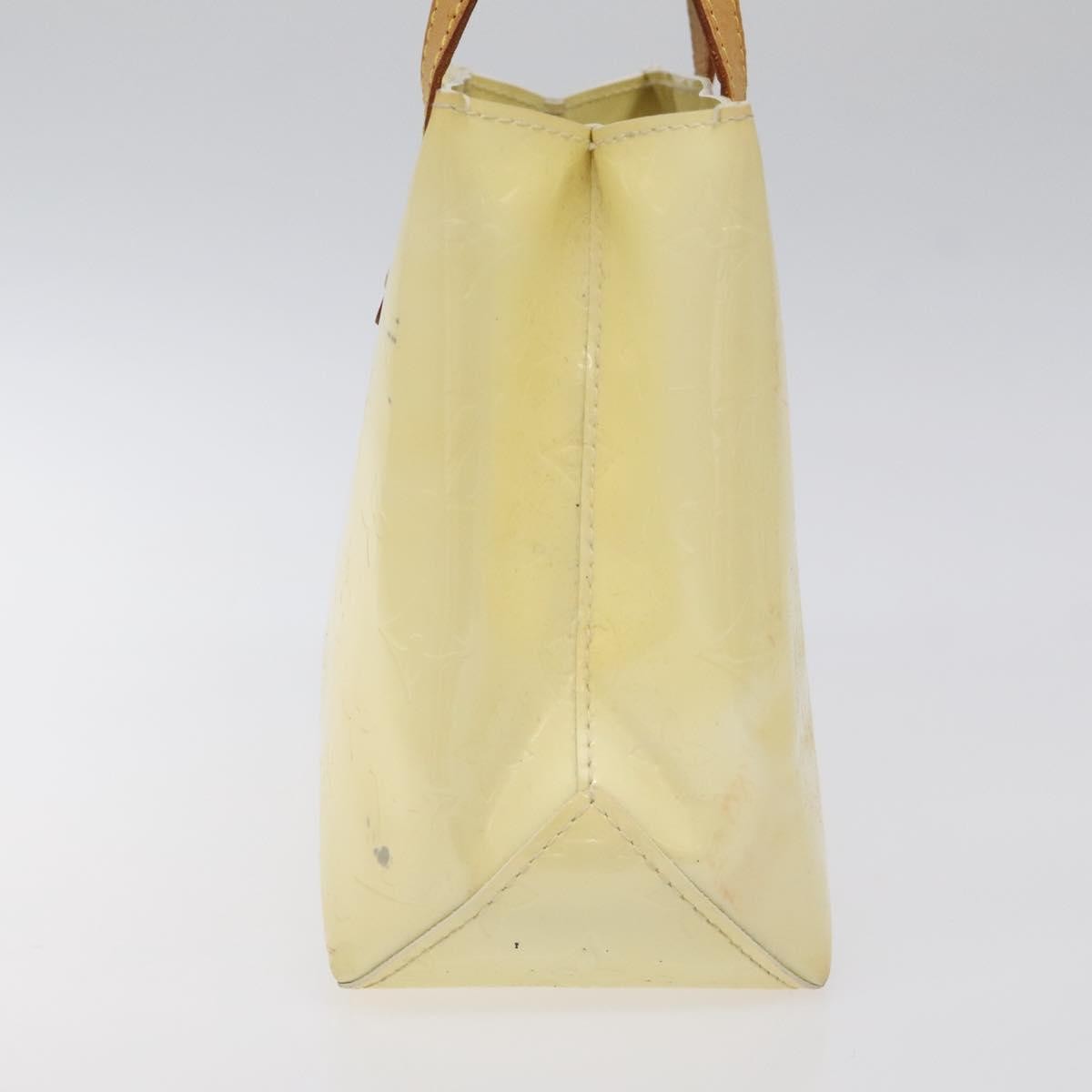 Louis Vuitton Reade Handbag Monogram Vernis Beige Patent_Leather Bag (Authentic  )