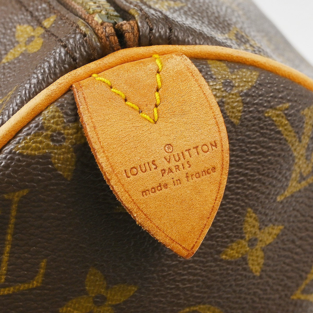 Louis Vuitton Speedy Handbag Monogram Canvas Brown Canvas Handbag ( )