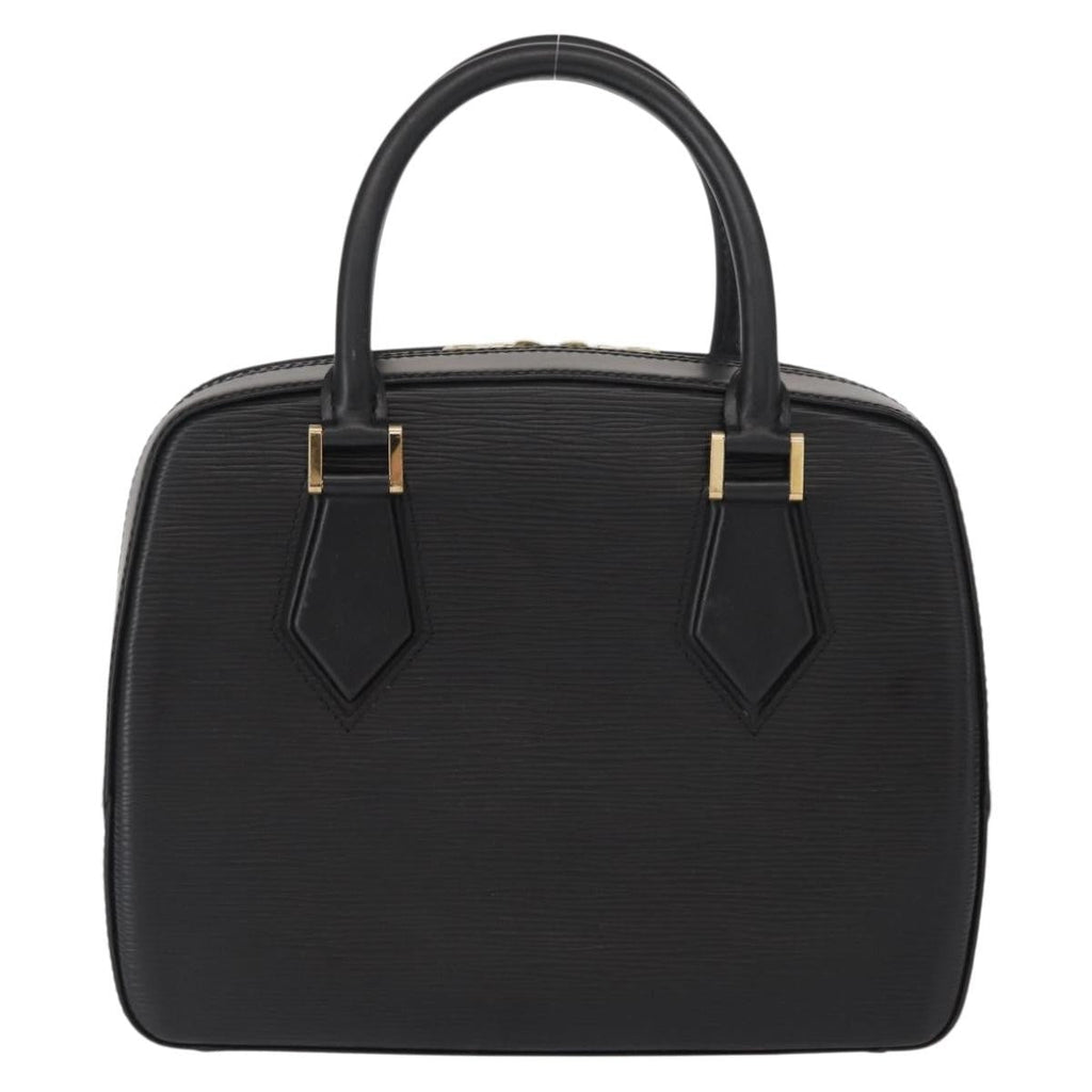 Louis Vuitton Sablons Handbag Epi Leather Black Leather Handbag (Authentic  )
