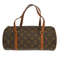 Louis Vuitton Papillon Handbag Monogram Canvas Brown Canvas Handbag (Authentic  )
