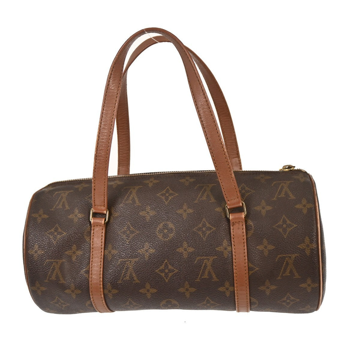 Louis Vuitton Papillon Handbag Monogram Canvas Brown Canvas Handbag ( )