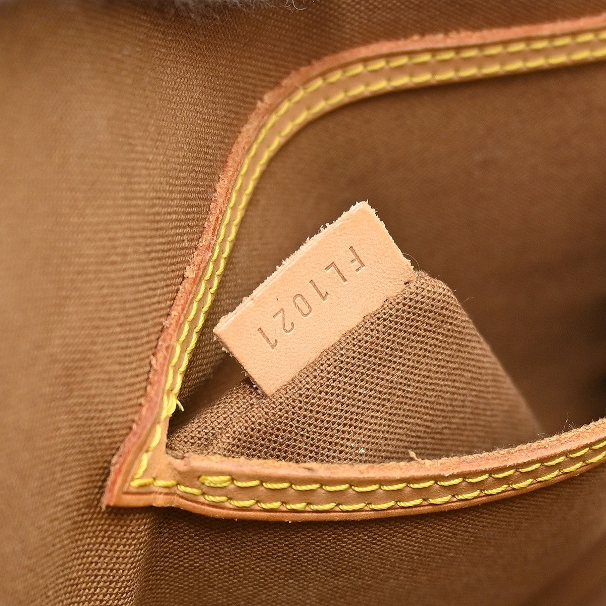 Louis Vuitton Alma Handbag Monogram Canvas Brown Canvas Handbag ( )