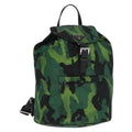 Prada Camouflage Backpack Tessuto Green Nylon Backpack Bag (Authentic  )