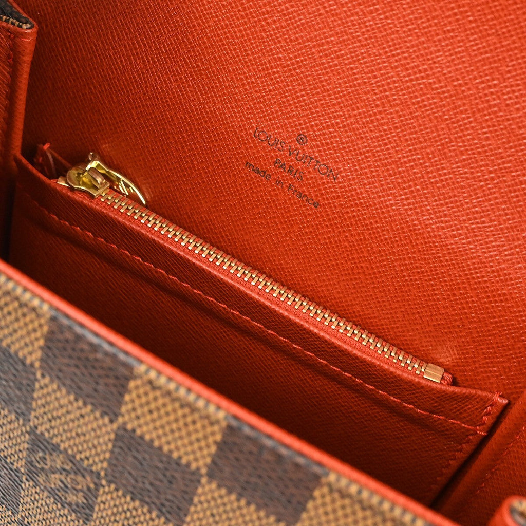 Louis Vuitton Tribeca Handbag Damier Brown Canvas Handbag (Authentic  )