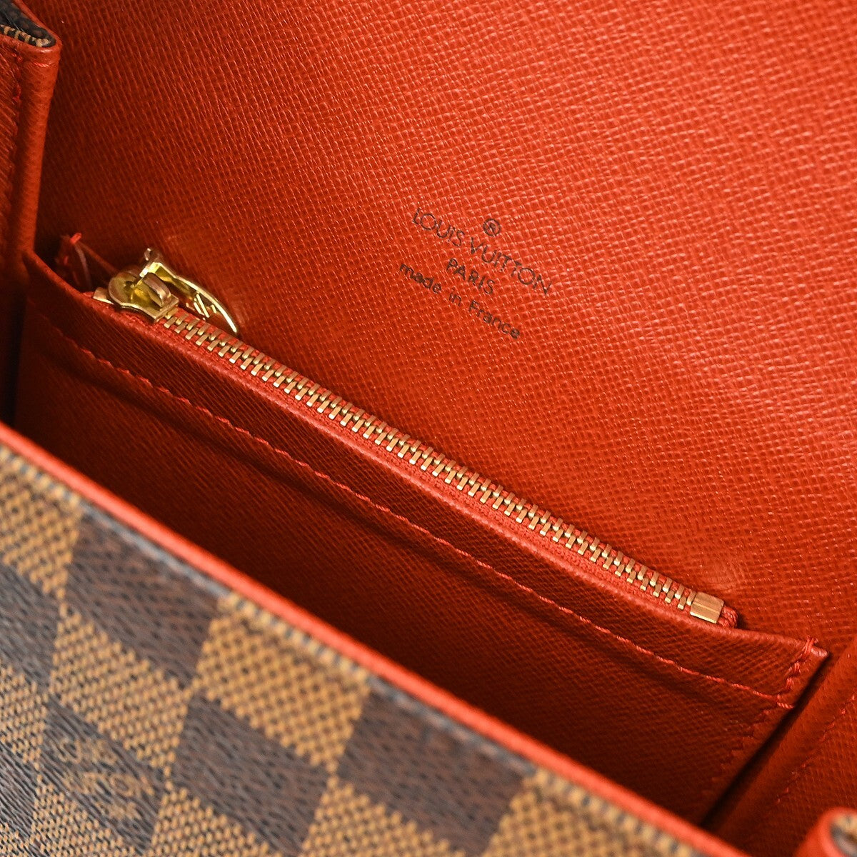 Louis Vuitton Tribeca Handbag Damier Brown Canvas Handbag (Authentic  )