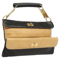 Chanel Chocolate Bar Cc Handbag Quilted Lambskin Beige Leather Handbag (Authentic  )
