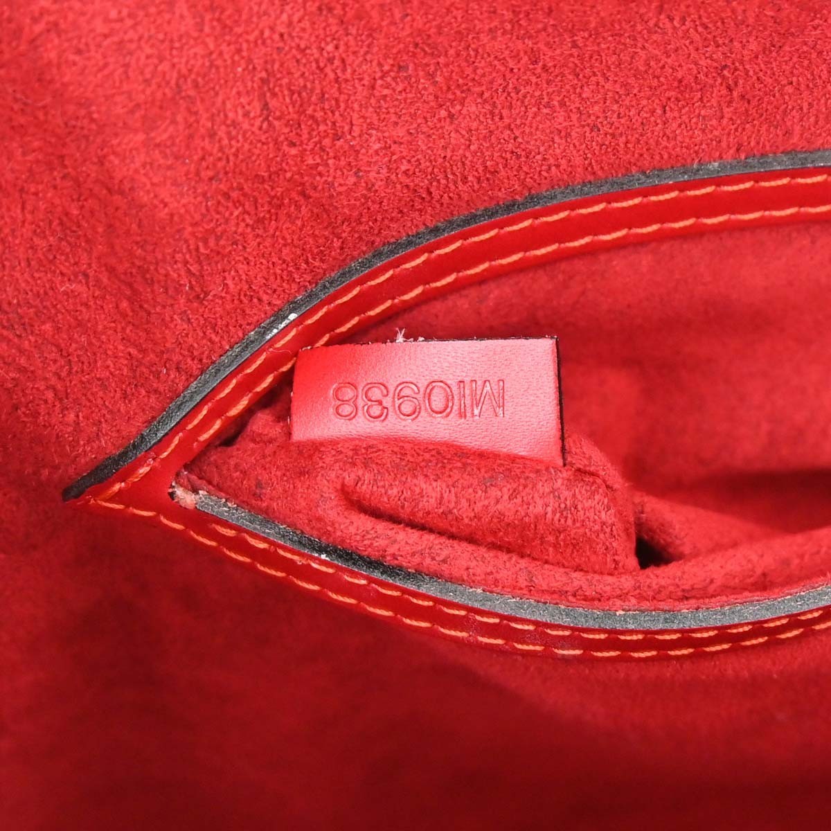 Louis Vuitton Alma Handbag Epi Leather Red Leather Handbag ( )