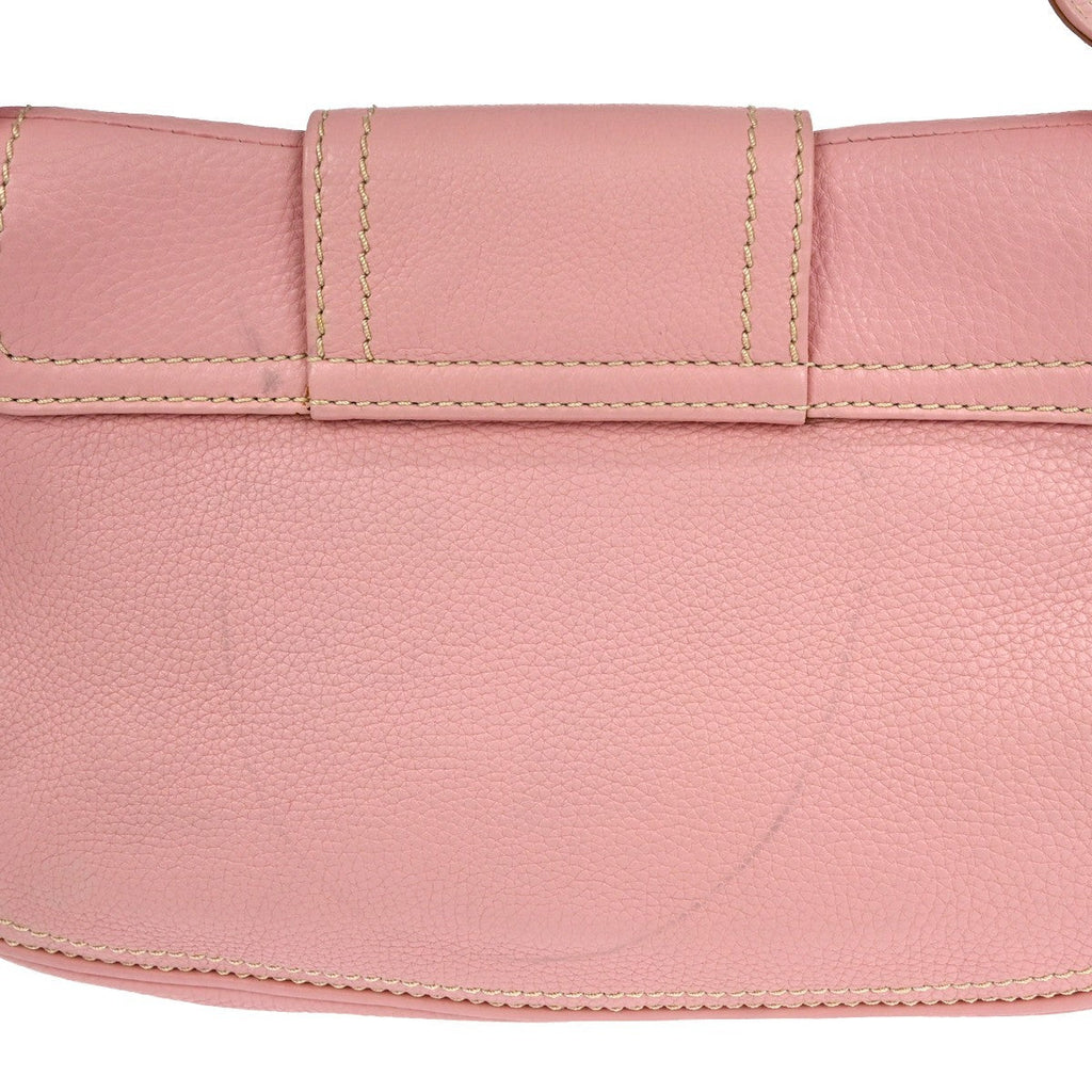 Celine Celine Evening Clutch Smooth Calfskin Pink Leather Handbag ( )