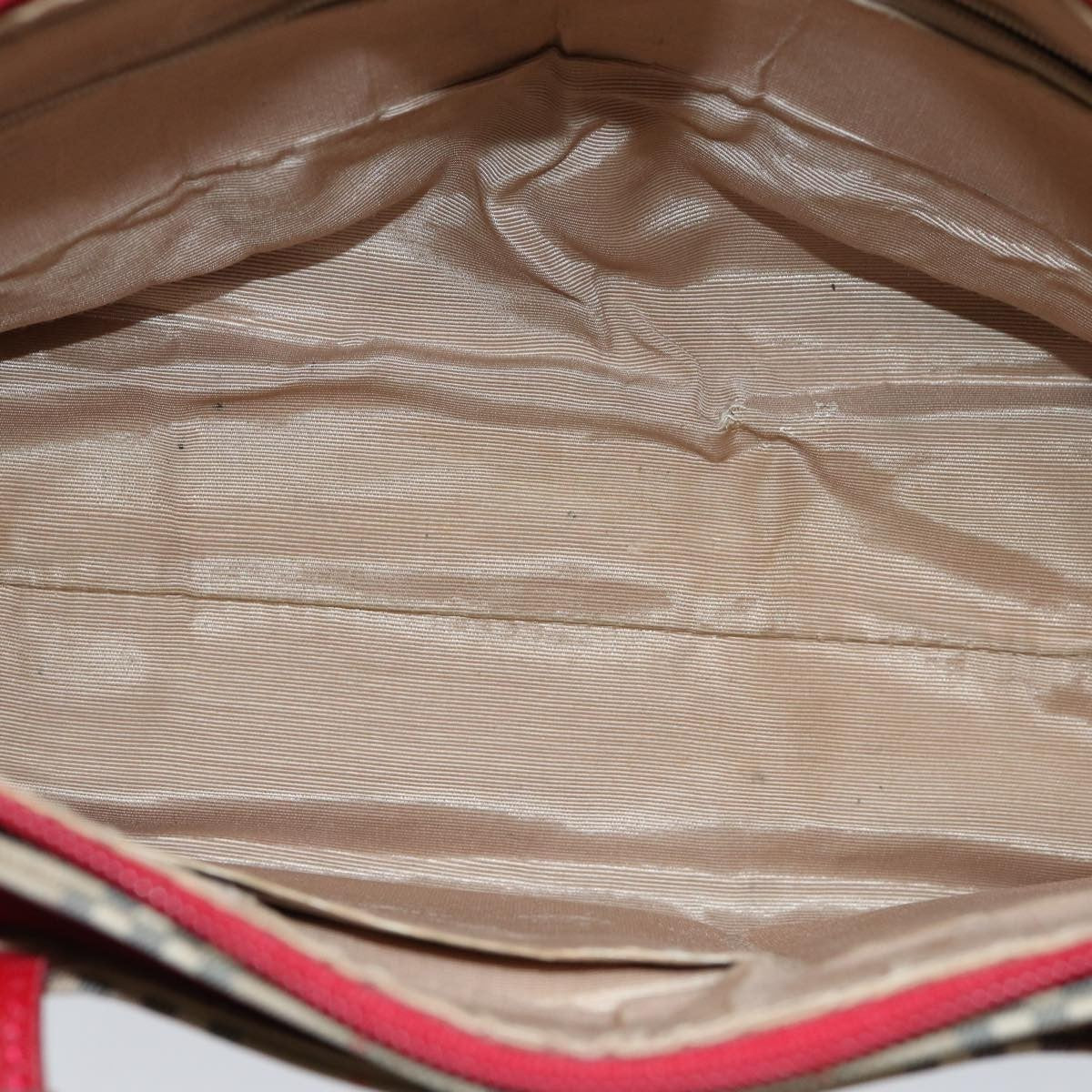 Burberry Nova Check Handbag Nova Check Canvas Beige Canvas Handbag (Authentic  )