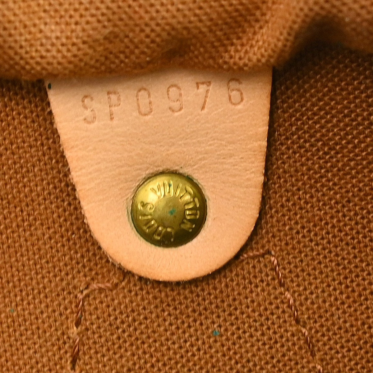 Louis Vuitton Speedy Handbag Monogram Canvas Brown Canvas Handbag ( )
