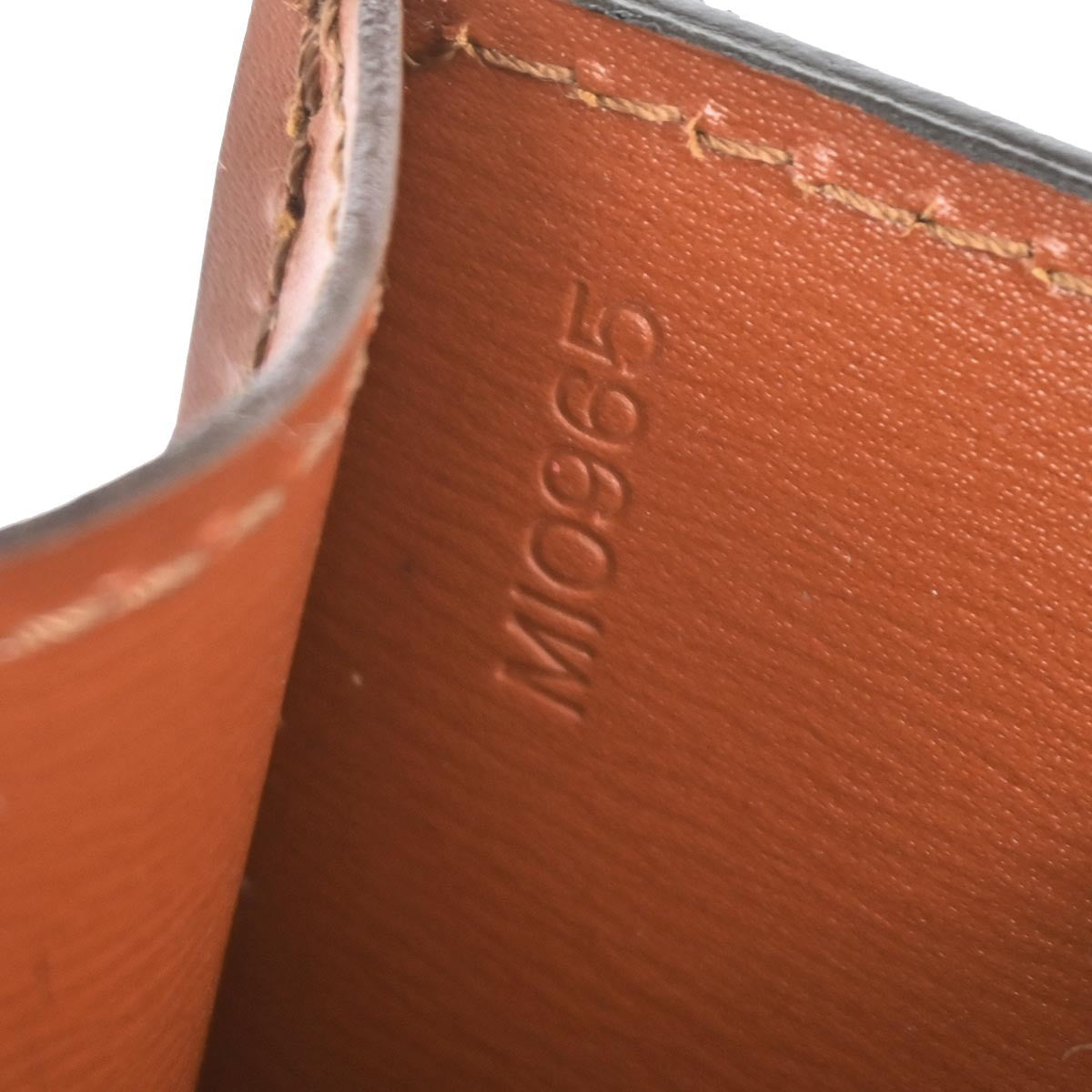 Louis Vuitton Malesherbes Handbag Epi Leather Brown Leather Handbag (Authentic  )