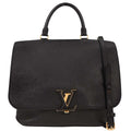 Louis Vuitton Volta Handbag Leather Black Leather Handbag (Authentic  )
