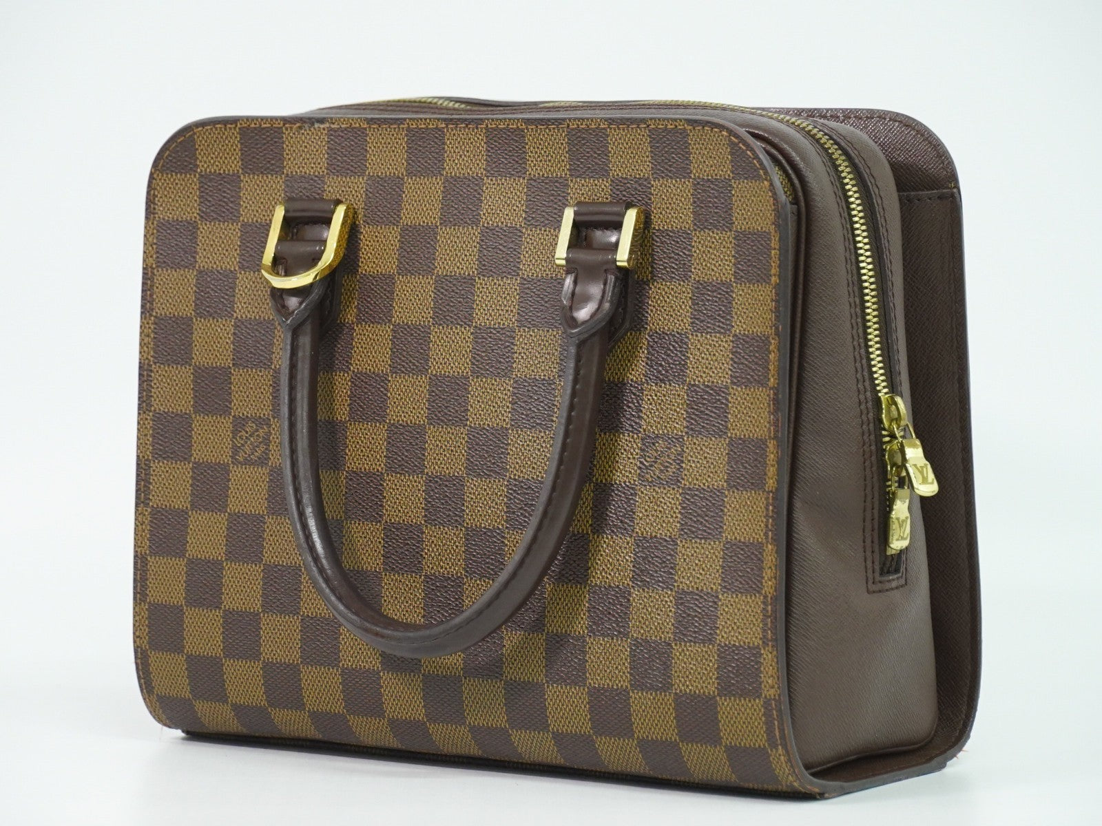 Louis Vuitton Triana Bag Damier Brown Canvas Handbag (Authentic  )