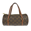 Louis Vuitton Papillon Handbag Monogram Canvas Brown Canvas Handbag ( )