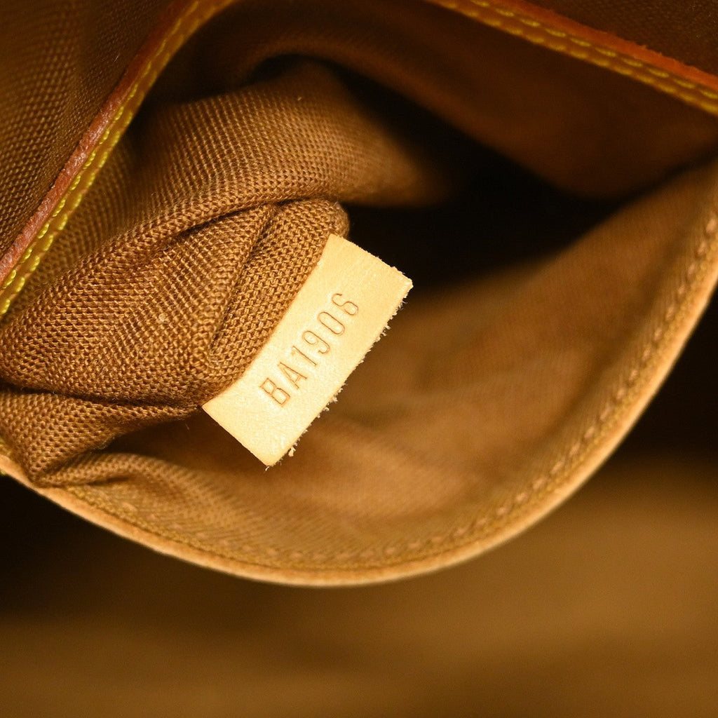 Louis Vuitton Alma Handbag Monogram Canvas Brown Canvas Handbag ( )