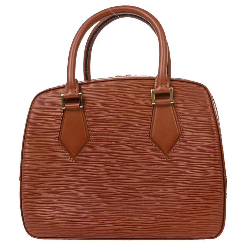 Louis Vuitton Sablons Handbag Epi Leather Brown Leather Handbag (Authentic  )