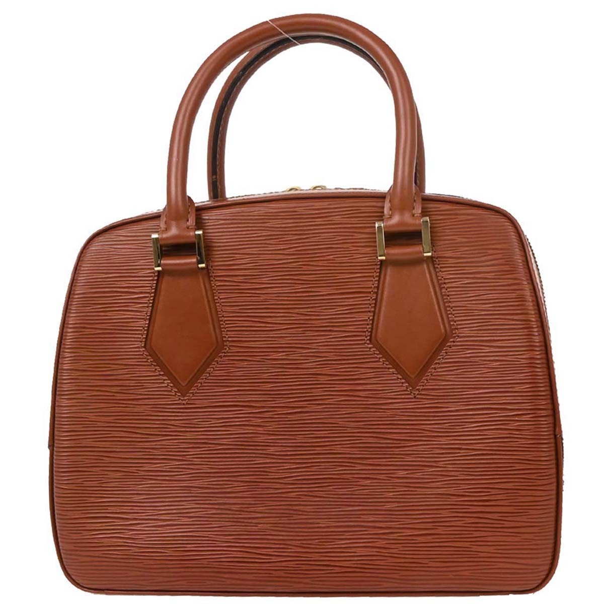 Louis Vuitton Sablons Handbag Epi Leather Brown Leather Handbag (Authentic  )