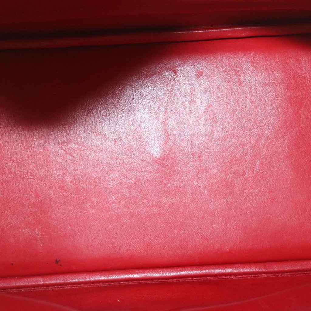 Hermes Bolide Bag Box Calf Red Leather Handbag (Authentic  )