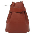 Louis Vuitton Vintage Sac D'epaule Handbag Epi Leather Brown Leather Bag (Authentic  )