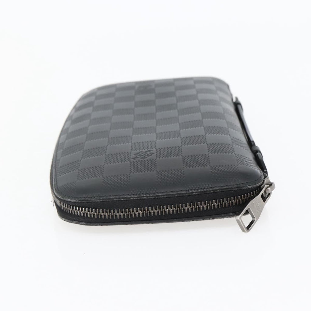 Louis Vuitton Organiser Atholl Leather Black Leather Bag (Authentic  )