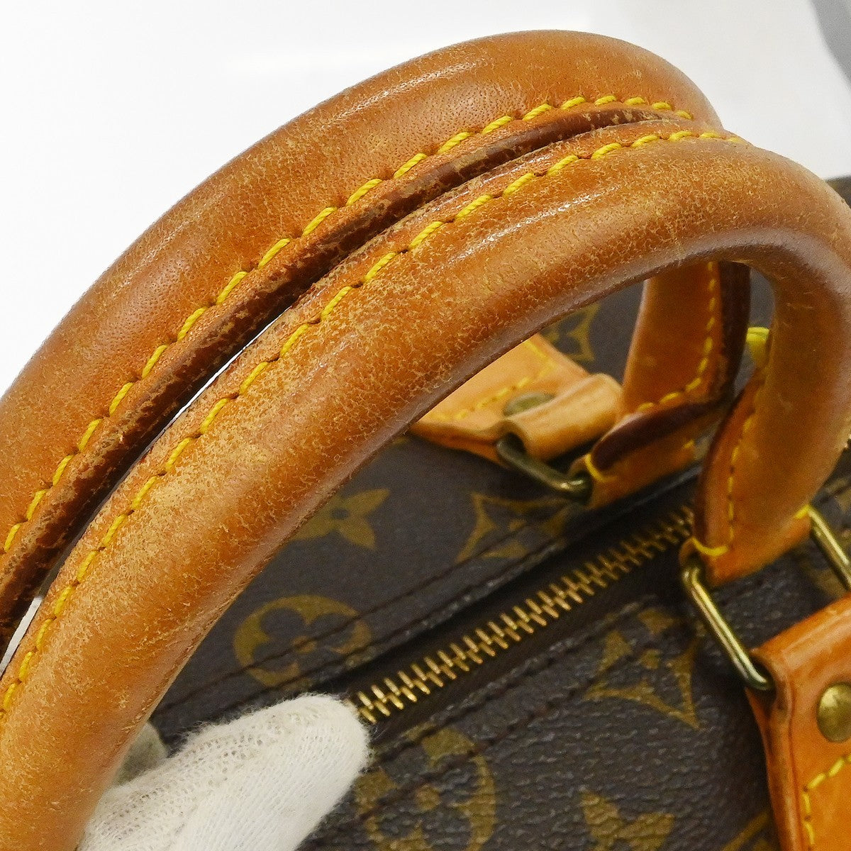Louis Vuitton Speedy Handbag Monogram Canvas Brown Canvas Handbag ( )