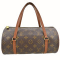 Louis Vuitton Papillon Handbag Monogram Canvas Brown Canvas Handbag ( )