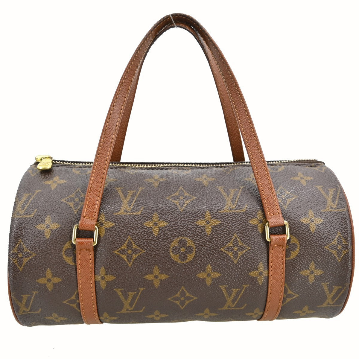 Louis Vuitton Papillon Handbag Monogram Canvas Brown Canvas Handbag ( )