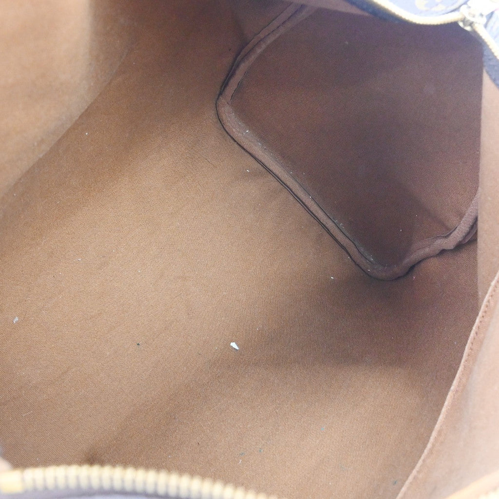 Louis Vuitton Speedy Handbag Monogram Canvas Brown Canvas Handbag ( )