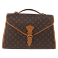 Louis Vuitton Beverly Briefcase Monogram Canvas Brown Canvas Briefcase Bag (Authentic  )
