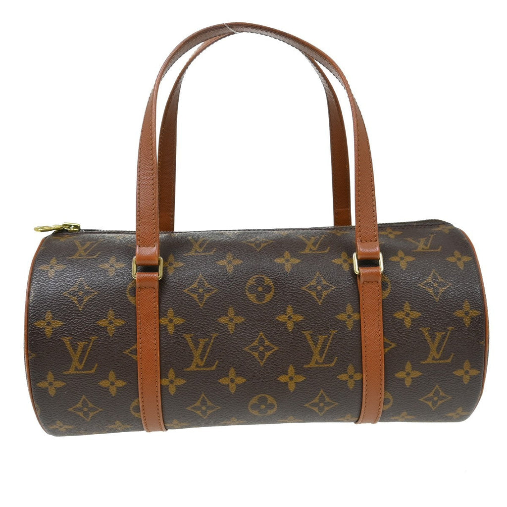 Louis Vuitton Papillon Handbag Monogram Canvas Brown Canvas Handbag ( )