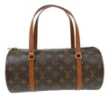 Louis Vuitton Papillon Handbag Monogram Canvas Brown Canvas Handbag ( )