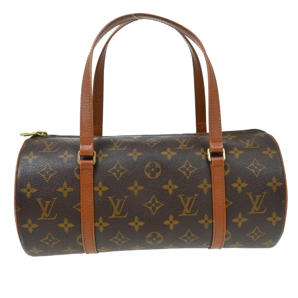 Louis Vuitton Papillon Handbag Monogram Canvas Brown Canvas Handbag ( )