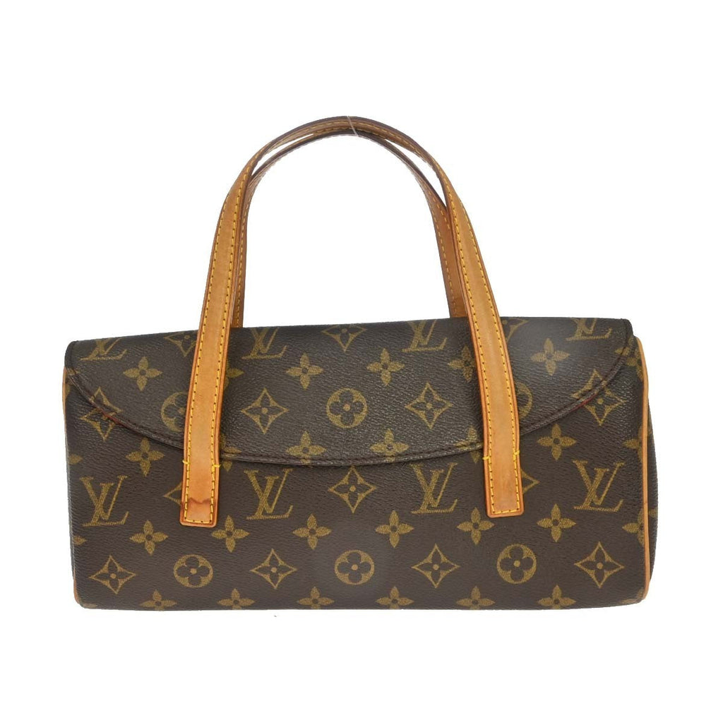 Louis Vuitton Sonatine Handbag Monogram Canvas Brown Canvas Handbag ( )
