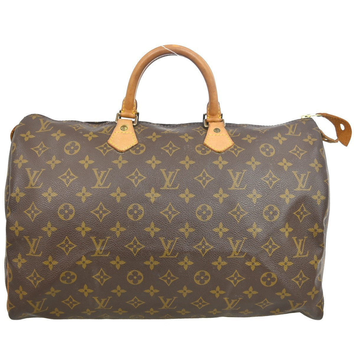 Louis Vuitton Speedy Handbag Monogram Canvas Brown Canvas Handbag ( )