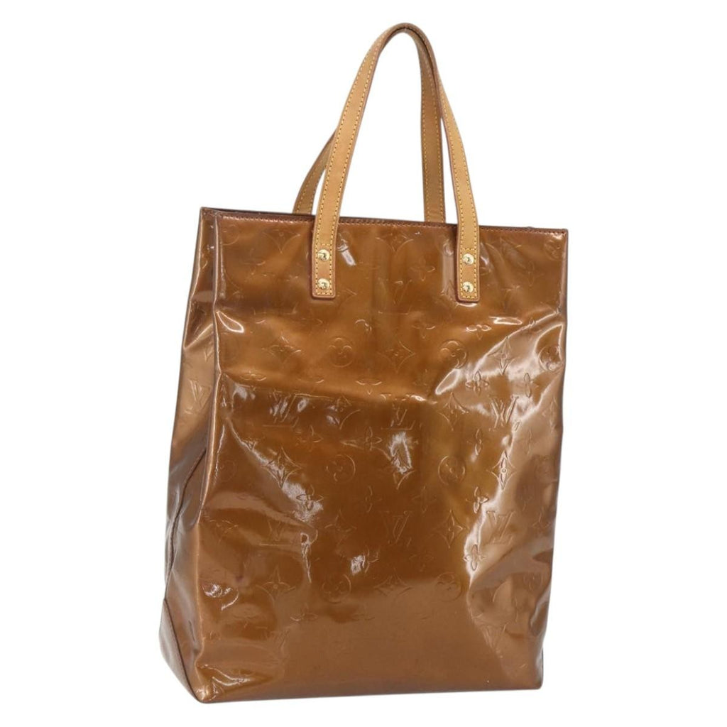 Louis Vuitton Reade Handbag Monogram Vernis Brown Patent_Leather Handbag (Authentic  )