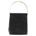 Cartier Trinity Hand Bag Leather Black Leather Bag (Authentic  )