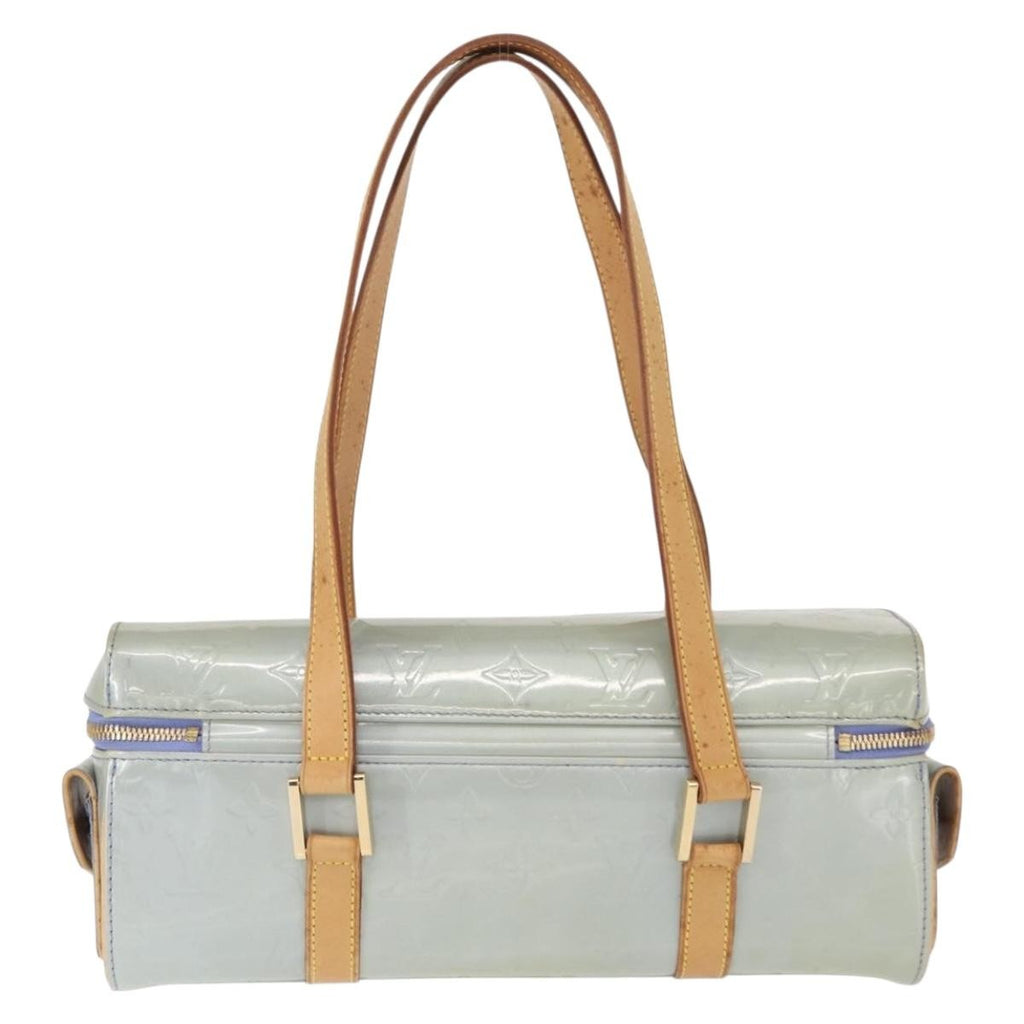 Louis Vuitton Sullivan Horizontal Bag Monogram Vernis Purple Patent_Leather Handbag (Authentic  )