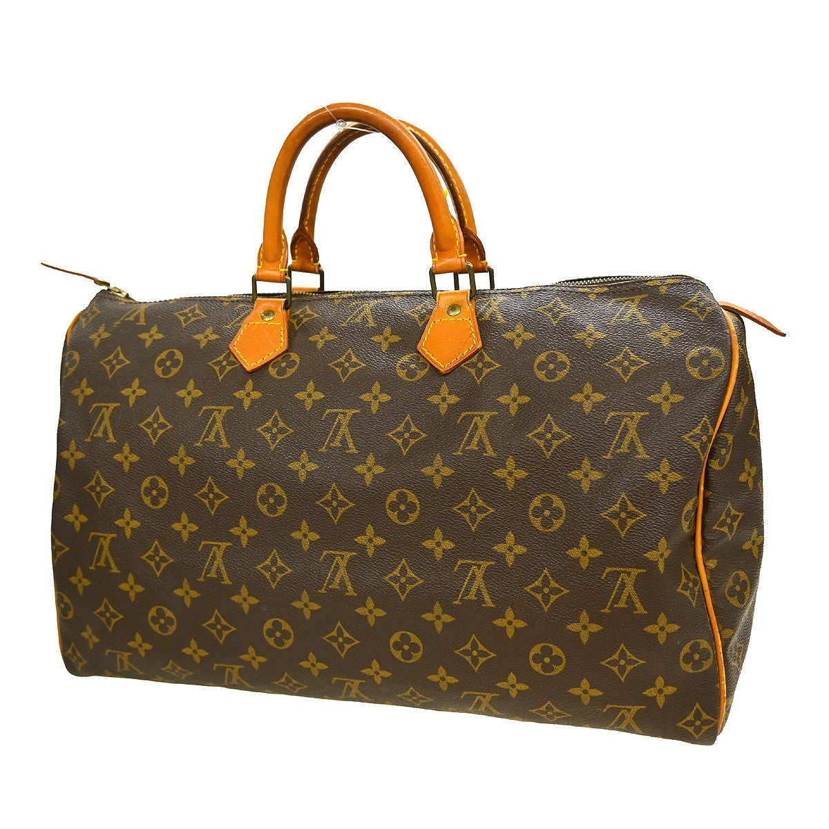 Louis Vuitton Speedy Handbag Monogram Canvas Brown Canvas Handbag ( )