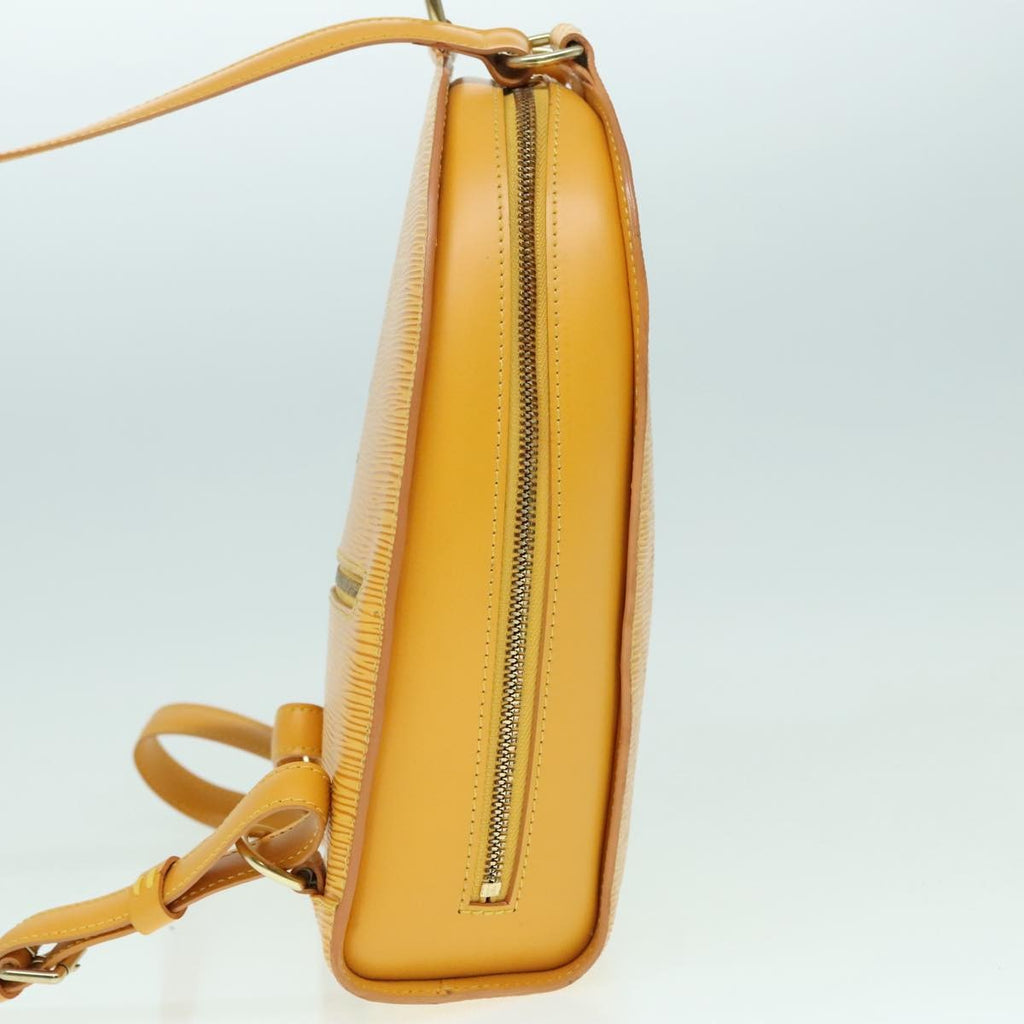 Louis Vuitton Mabillon Backpack Epi Leather Yellow Leather Backpack Bag (Authentic  )